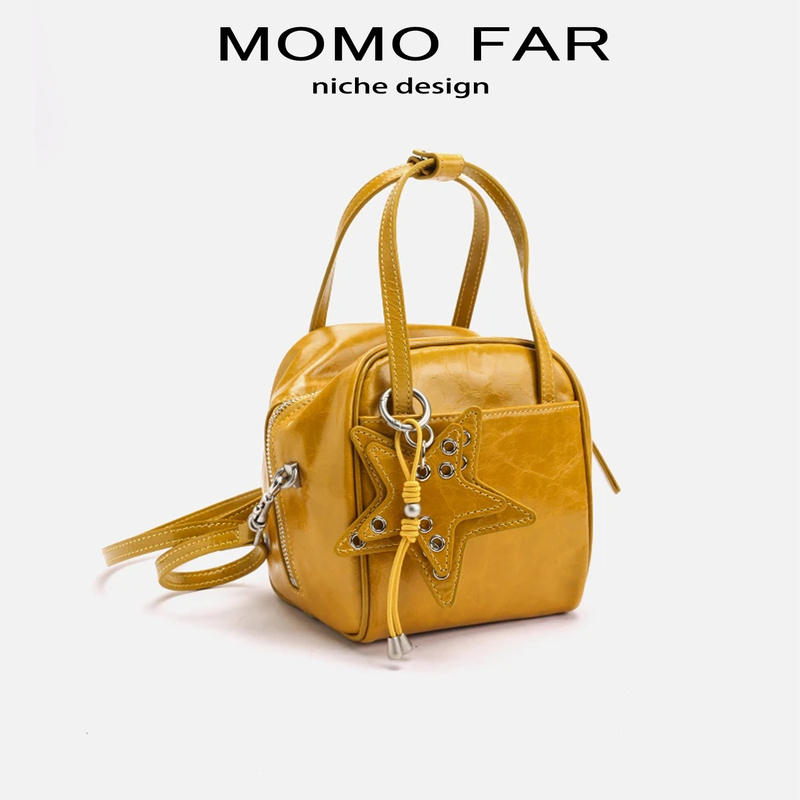 Tuscan's Same Style Toast Bag, Fashionable and Versatile, Simple Handbag, Crossbody Small Square Bag, Commuter Women's Bag, Era of Pisces