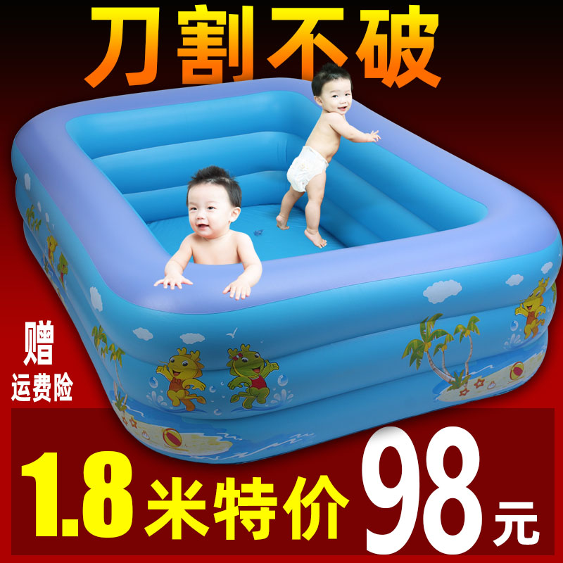 Increased Tethick Children Inflatable Swimming Pool Home Baby Baby Drama Pool Oversize Adult Bathtub Plus High