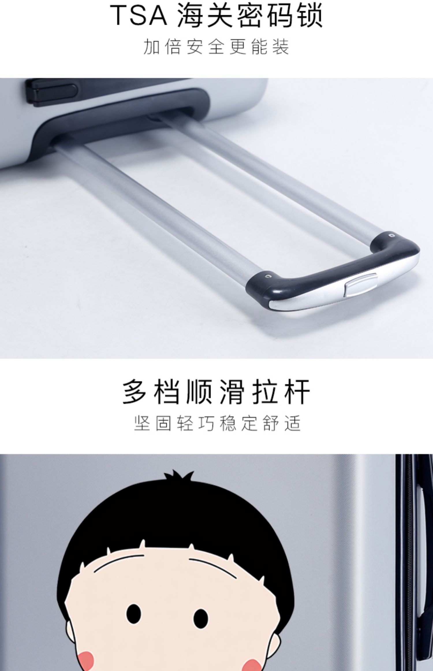 Ins net đỏ vali lưu trữ học sinh dễ thương Hàn Quốc anime 20 inch nữ xe đẩy trường hợp vali nhẹ 24 inch - Va li cặp kéo