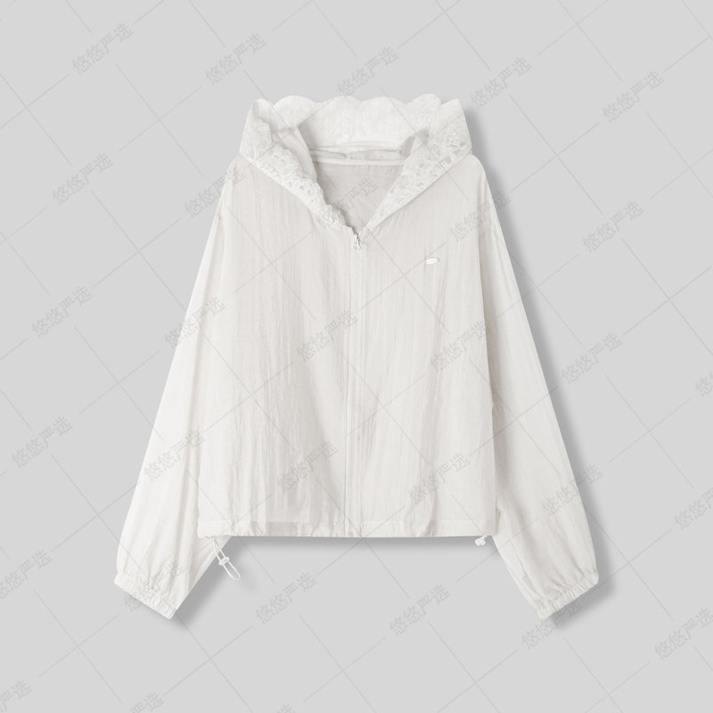 【Sea Salt Cloud Yarn 430t High-Density Ice Silk Yarn】 Summer Hooded Loose Cardigan Jacket Lh-Mc2620 【Sea Salt Cloud Yarn 430t High-Density Ice Silk Yarn】 Summer Hooded Loose Cardigan Jacket Lh-Mc2620