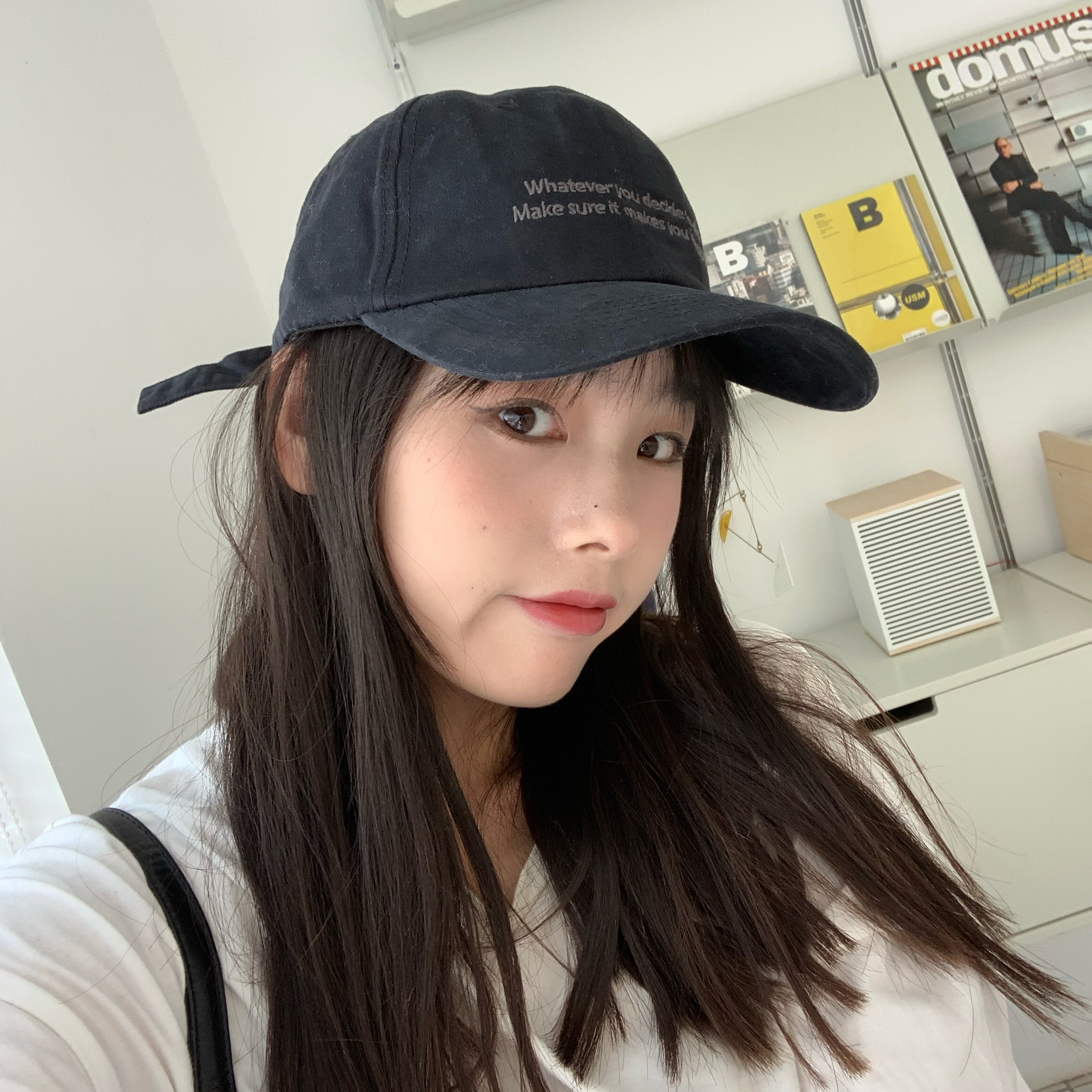 Grandma Chen high-quality Korean brushed soft-top baseball hat women's all-match soft and comfortable round face caps