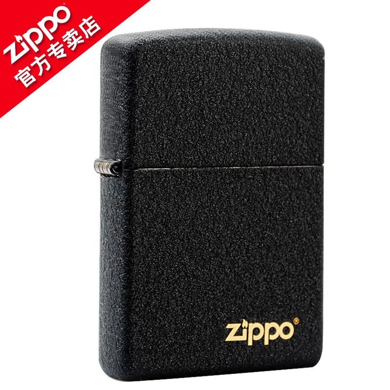 Nguyện zippo bật lửa chính hãng màu đen sơn mài vết nứt kho báu chính hãng windproof cá tính sáng tạo nhẹ MÓN QUÀ TÌNH THƯƠNG - Bật lửa