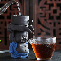 Purple sand tea leak creative lazy tea filter rack tea table tea making artifact tea ceremony decoration tea set accessories six sets