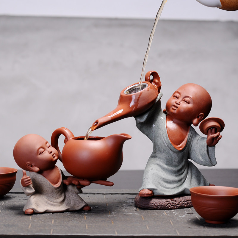 Purple Sand Creative Kung Fu Filter Tea Ware Tea Set Accessories Sloth Tea Leak Filter Tea Ware Stainless filter Tea filter Tea filter