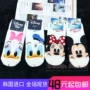 Vớ nhập khẩu Hàn Quốc vớ nữ nông miệng hoạt hình dễ thương Disney cotton thấm mồ hôi thấm nước không rơi với vớ thủy triều quần tất lót lông