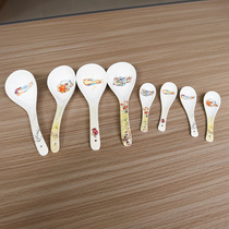 British export tail single j household soup spoon Rice spoon spoon spoon Bone China large soup spoon Foreign trade