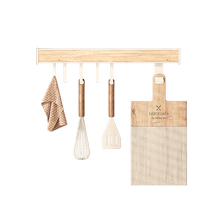 Kaiying cream style white kitchen hook spoon shovel special hook hanging rod punch-free shelf wall