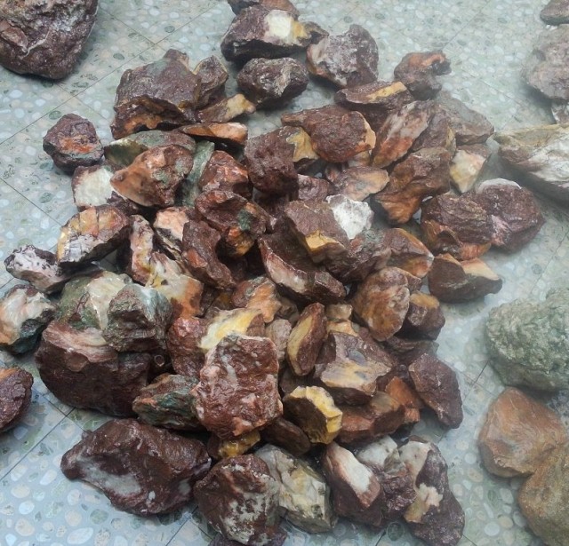 Ningqiang coral jade tonnage rolled fine coral pipe coral paleontology fossil lilies large quantity from excellent W