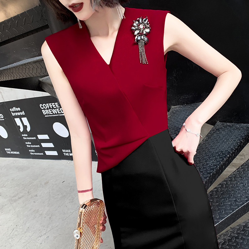 Banquet High-end Small Evening Dress Woman 2022 new temperament name Yuanyuan Luxurious and Usual Can Wear Summer