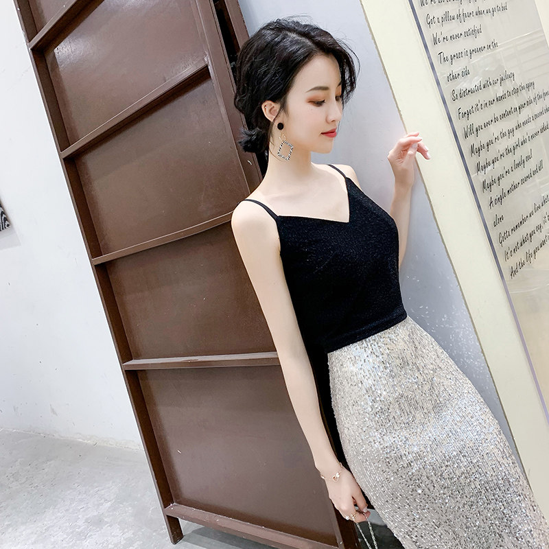 Small evening dress Skirt Woman Temperament High-end Banquet High-end Light Extravaganza Chair Harness Fish Tail Meet for the Summer