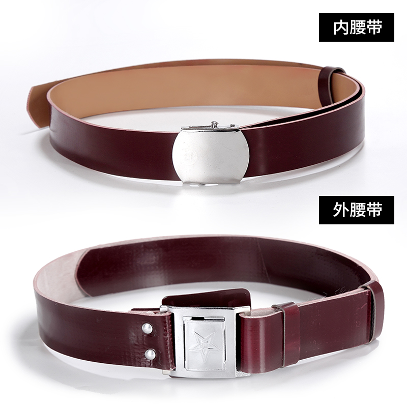 Student real cs military training inside and outside belt out activity belt Tactical armed belt Armed belt