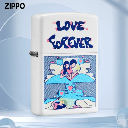 Zippo более легкий подлинный Zhibao Официальный сериал «Подлинный сериал о любви мечтает» с творческим парнем Днем Святого Валентина подарок