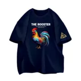 Летняя хлопковая ретро футболка с коротким рукавом, круглый воротник, в американском стиле, короткий рукав