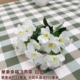 Huizi trang trí nhà nhỏ gà nhảy hoa lan cúc giả hoa phòng khách giả hoa trang trí hoa đơn nhánh nhiều màu hoa lụa đặc biệt - Hoa nhân tạo / Cây / Trái cây