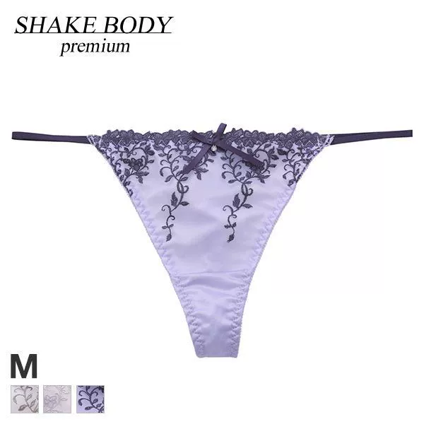 Shi Luohan Thong M size ShakeBody mẫu vườn bí ẩn gợi cảm và trong suốt - G-string