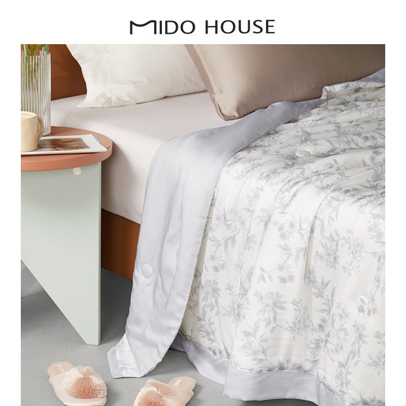 High-end printed air conditioning by summer washable summer quilted by natural silk summer cold quilted by cotton 150 * 200 * 230 quilted thin