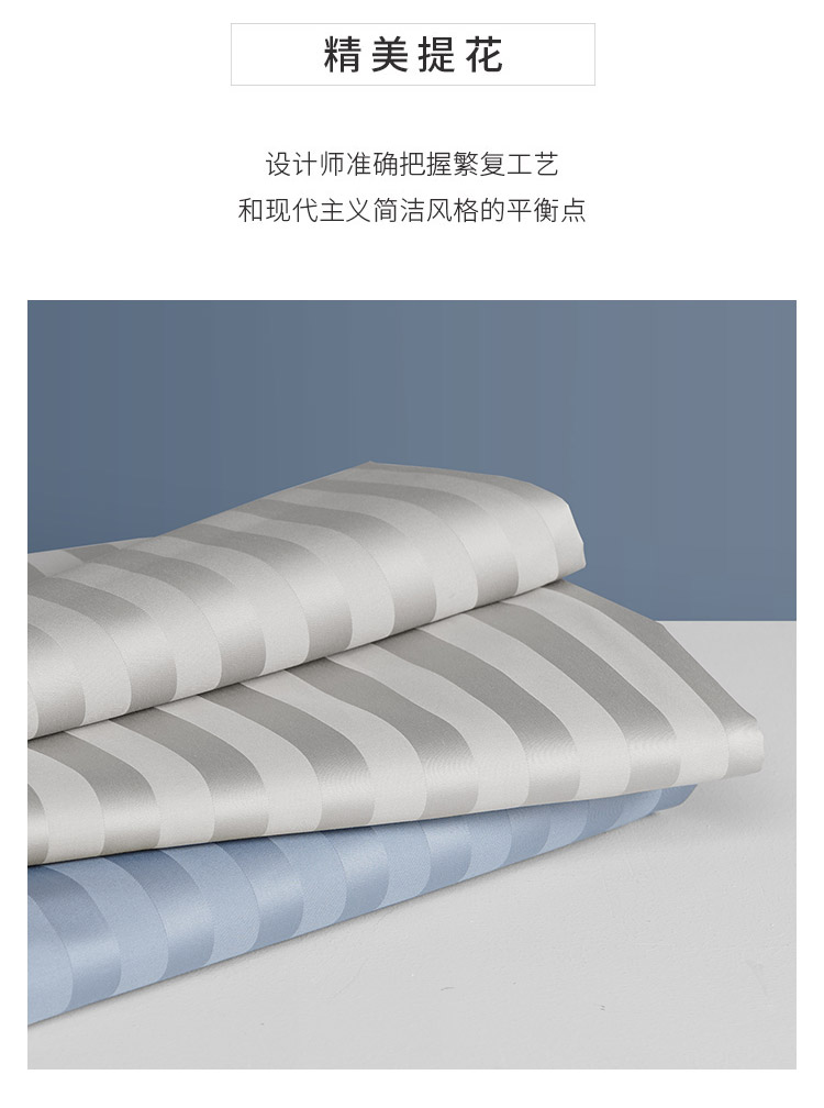 MIDO HOME Khách sạn năm sao Khăn trải giường 100 mảnh Cotton Satin Satin Jacquard - Khăn trải giường drap giường everon