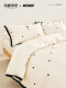Mingdu & Moomin Co-Branded Four-Piece Bedding Set 60S Pro Pure Cotton Bed Sheet Duvet Cover Bedding - Dad's Hat