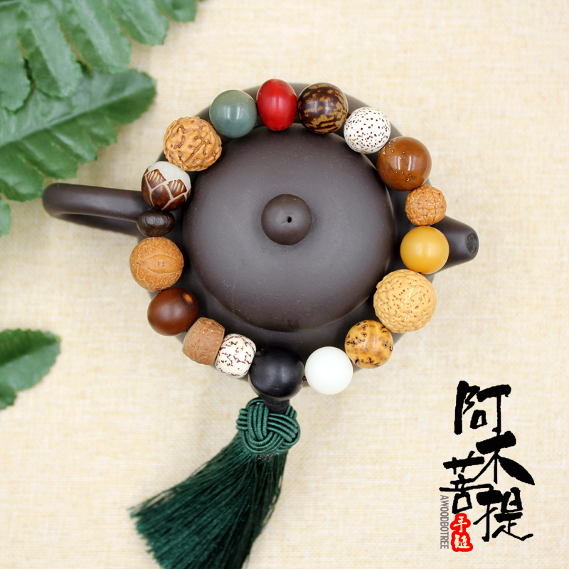 Original Bodhi eighteen subhand string eighteen seed Vero Stream Sudoble bracelet male and female king King Kong Handheld Buddha-Taobao