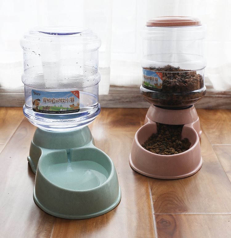 Pet mèo nước quả trung chuyển mèo thức ăn cho chó bát nước uống nước treo mèo vật nuôi cần thiết hàng ngày tự động - Cat / Dog hàng ngày Neccessities dụng cụ ăn uống cho chó	