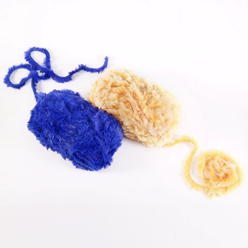 Бархатный крючок для вязания, кукла, свитер, плетеный шарф, искусственный мех, DIY