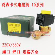 Hongsen Card Type Solenoid Valve 10 Series Screw Mouth Welds Cold Storage Accessories Unit Solenoid Valve 6-22MM