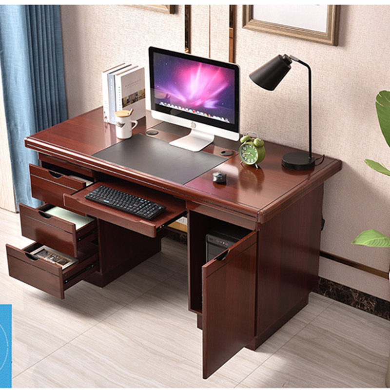 Desk and chair combination simple desktop desksingleton desktop with drawer with locked office household