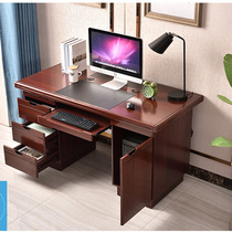 Desk 1 4 Simple desktop computer desk Writing desk desk with drawer with lock Household 1 2 meters Economic type