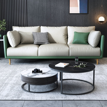 Nordic technology cloth sofa living room small apartment modern simple light luxury 2021 new solid wood fabric sofa combination