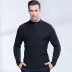 Makino Yangge Sọc Dệt kim Nam Slim cardigan Áo kinh doanh Áo len giản dị Áo khoác trẻ - Áo len Cashmere áo khoác bomber Áo len Cashmere