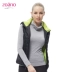 Zona zoano vest thể thao giản dị vest yoga quần áo không tay đan bông áo len nữ mùa xuân áo khoác thể thao nam  Áo thể thao