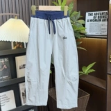 Детские летние дорожные штаны подходит для мужчин и женщин, спортивный быстросохнущий воздушный шар, подходит для подростков