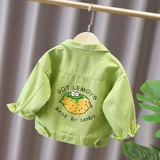 Джинсовая осенняя детская весенняя куртка для мальчиков, в западном стиле, в корейском стиле