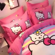 Mới phim hoạt hình bông gối Hello Kitty Hello Kitty phim hoạt hình bông gối bao gồm một cặp gối nắp - Gối trường hợp