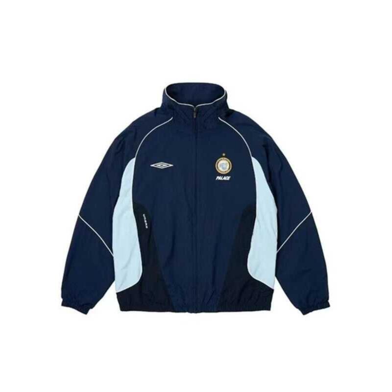 Palace Limited Edition Patchwork Stand Collar Letter Logo Unisex Sports School Uniform Casual Jacket Trendy