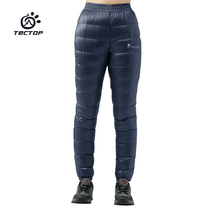 Tango Down Trousers Warm Outdoor Climbing Windproof Super Light Thickened Male And Female Down Jacket Pants Woman BODY SUEDE WARM AND WARM.