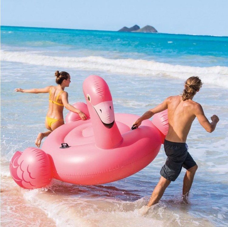 Nữ hoàng trưởng thành Flamingo Bơi vòng nước Bơm hơi Núi Unicorn Swan Giường nổi Dứa Kem nổi phao bơi trẻ em