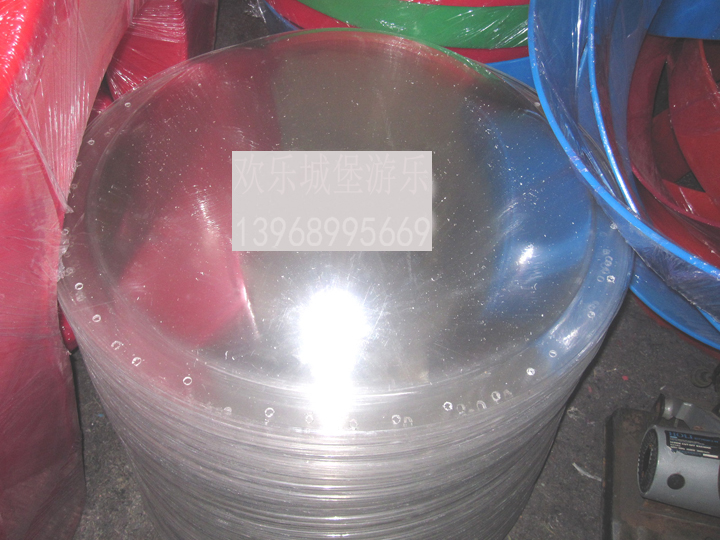 Naughty castle accessories Plexiglass Square glass Children's play equipment Glass circle