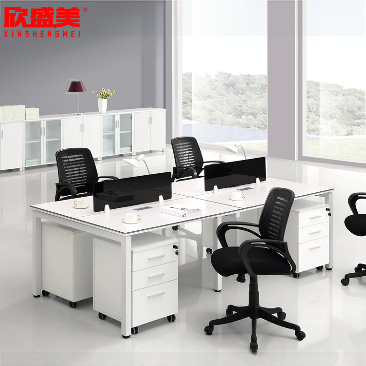Modern office furniture staff desk connected work desk office workplace workplace simple desk
