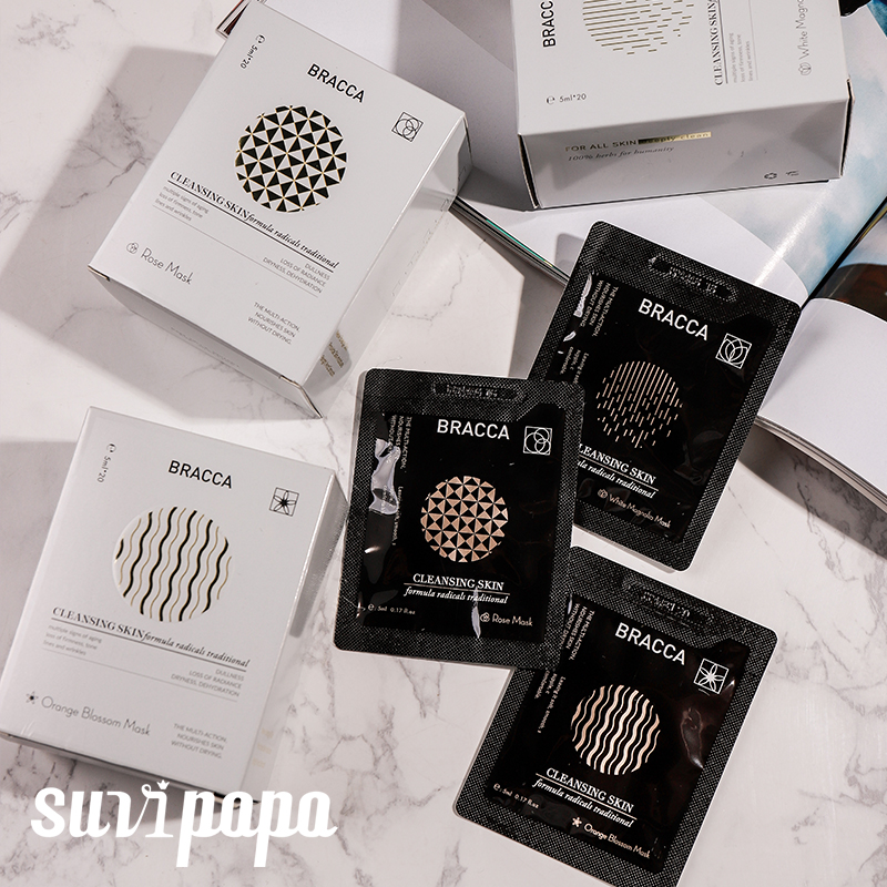 Oxygen myocarItaly Bracca Bubbles Clean Face Mask Female Daub-style Beresi Nouri Deep Cleansing