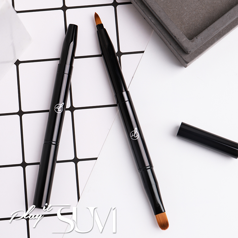 Barbie without wave The same WONDER TOOLS PLAY RABBIT Telescopic Double Head Lip Brush (as a flawless brush)