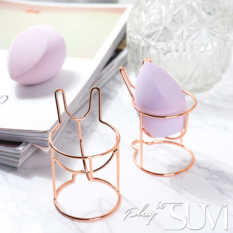 Ultra Cute Play Rabbit Wondertools Powder Bashing Containing Layer Shelf Beauty Egg Small Hyacinth Anti-Mouldy Airing Shelf