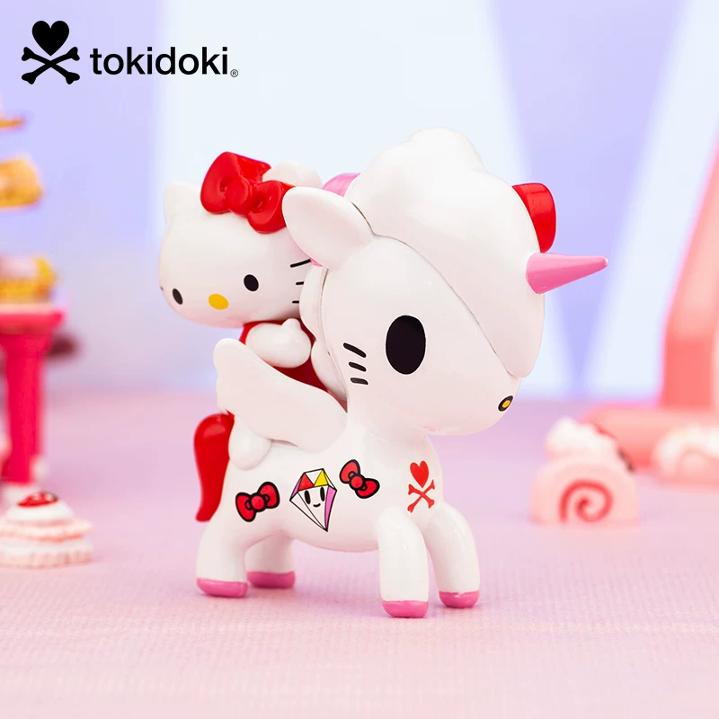 Серия скретч-бокс Токидоки Единороги и друзья Hello Kitty Tide Play Co - брендированная оригинальная