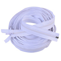 10 m long zipper open tail detachable household quilt cover quilt cover single head white red nylon zipper zipper zipper accessories