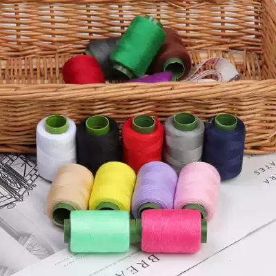 Household sewing thread color pagoda thread small roll 302 thread black white handmade machine sewing clothes polyester fiber thread single roll