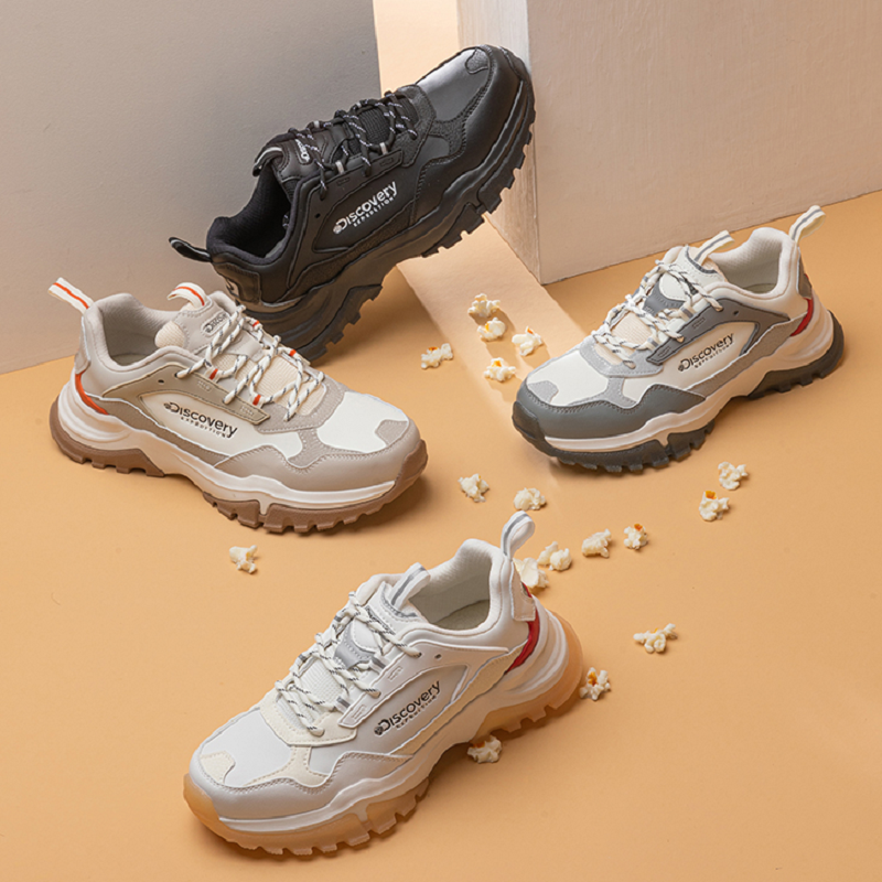 Discovery Expedition 情侣款老爹鞋 多重优惠折后￥198.92包邮 4色可选