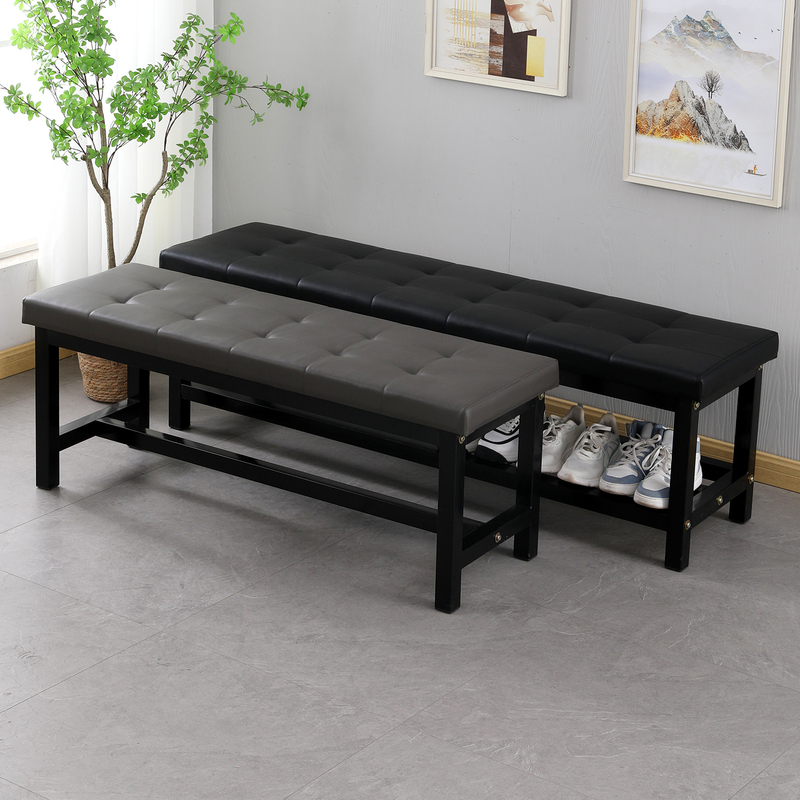 Soft Padded Bench, Shoe-Changing Bench, Bathroom Changing Bench, Gym Changing Bench, Long Bench, Sofa Bench, Rest Area Bench
