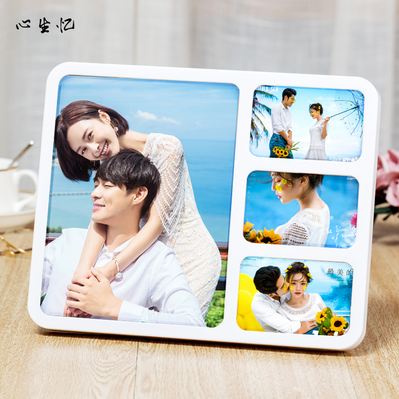 Creative photo frame table plus wash photo custom children's photo studio photo frame simple one-piece combination photo frame sun-washed photo