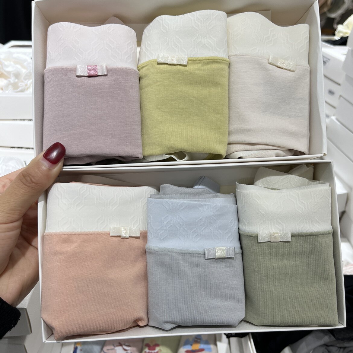 3 Bars of Miyalin 6651 Purse Hip women's underwear No-mark soft minimalist Comfortable Antibacterial Inner Crotch Triangle Briefs