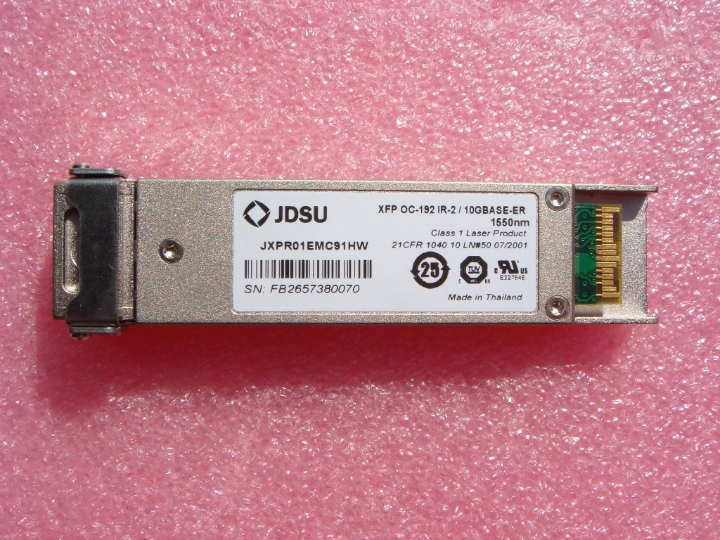 XFP OC-192IR-2 10GBASE-ER 1550NM 40KM Single-mode JDSU 10 Gigabit Module